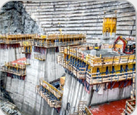 Construction site using Patrawala Silica Sand